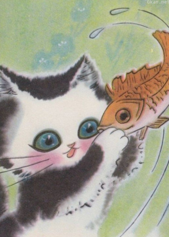 小猫钓鱼