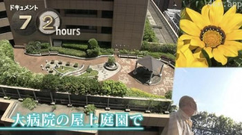 ドキュメント72時間:大病院の屋上庭園で